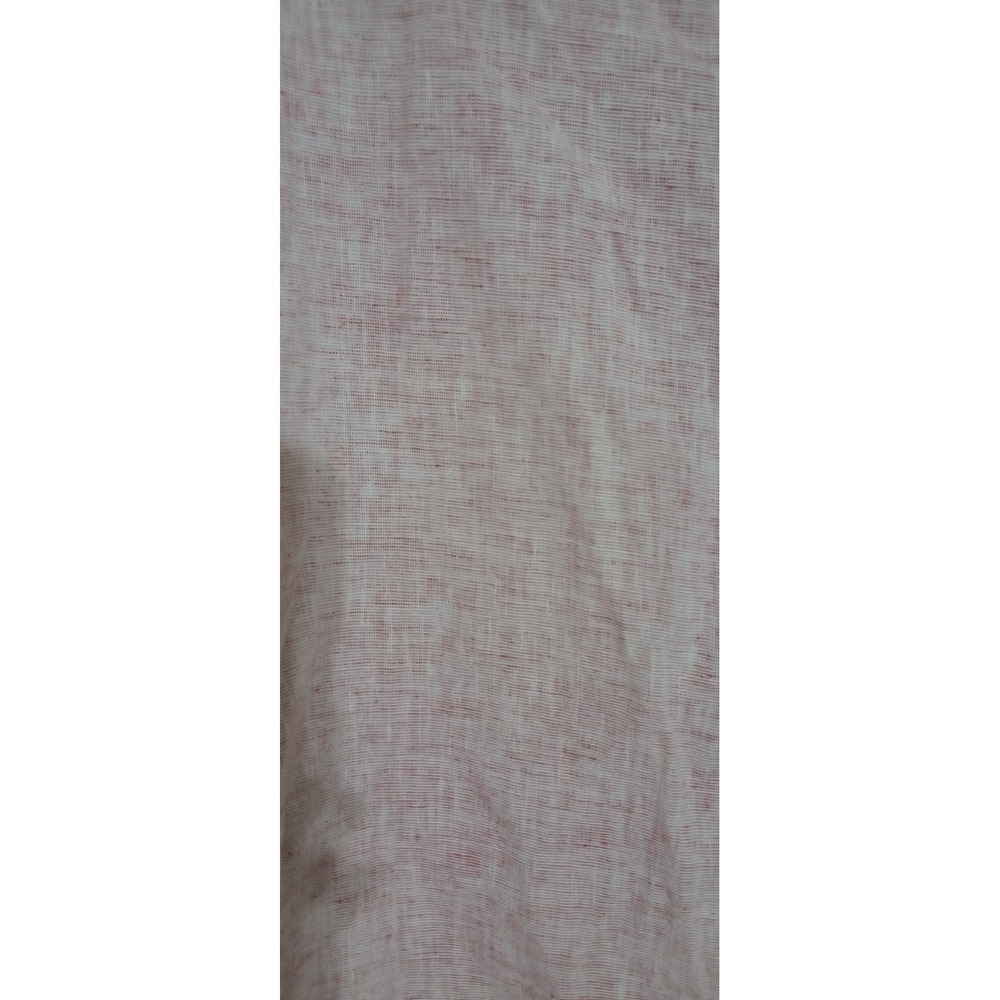 Weatherproof Vintage Mens XL Pink Washable Linen Cotton Short Sleeve Shirt - Picture 3 of 6